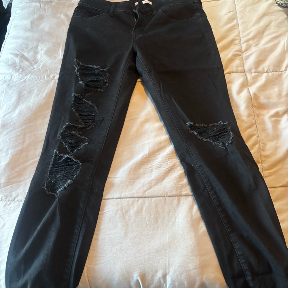 SO Black Skinny Jeans
